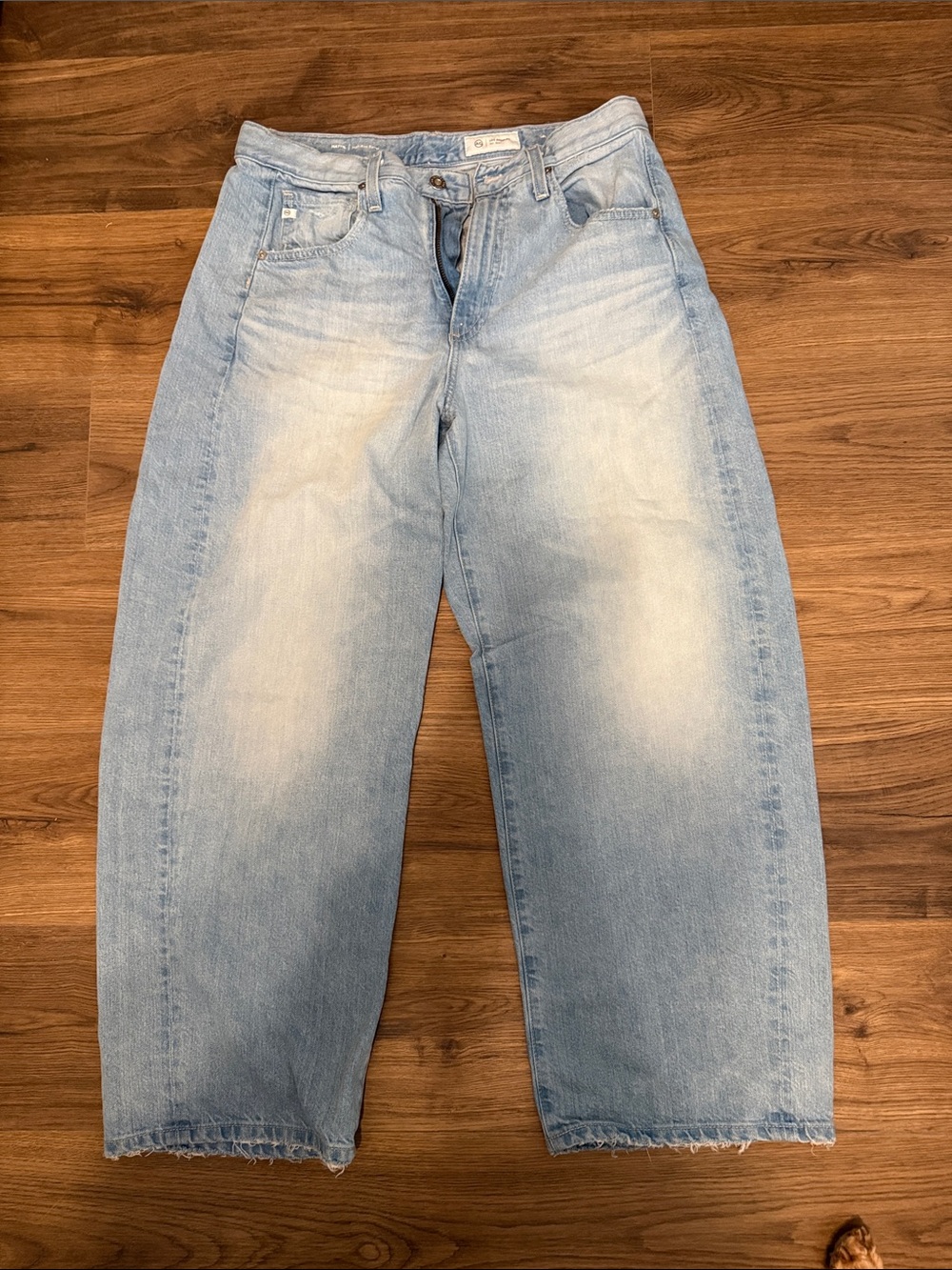 AG Adriano Goldschmied Light Wash Relaxed Jeans